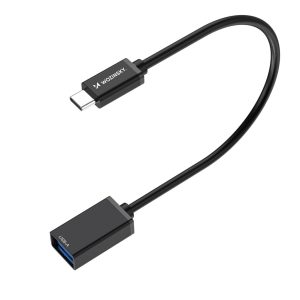 Converter Wozinsky  Wozinsky WOTGY1S USB-C 3.0 (male) - USB-A 3.0 (female) OTG Adapter - Black 