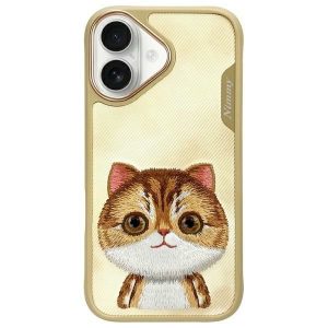 Muud kaubad Nimmy  Nimmy Big Eyed Pet 2.0 Cat Case for iPhone 16 - Green 