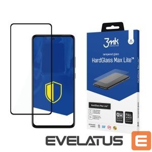 Muud kaubad 3MK  3mk HardGlass Max Lite Black Tempered Glass for Motorola Moto G72 