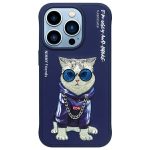 Muud kaubad Nimmy  Nimmy Glasses Cool Cat Case for iPhone 15 Pro - Blue 
