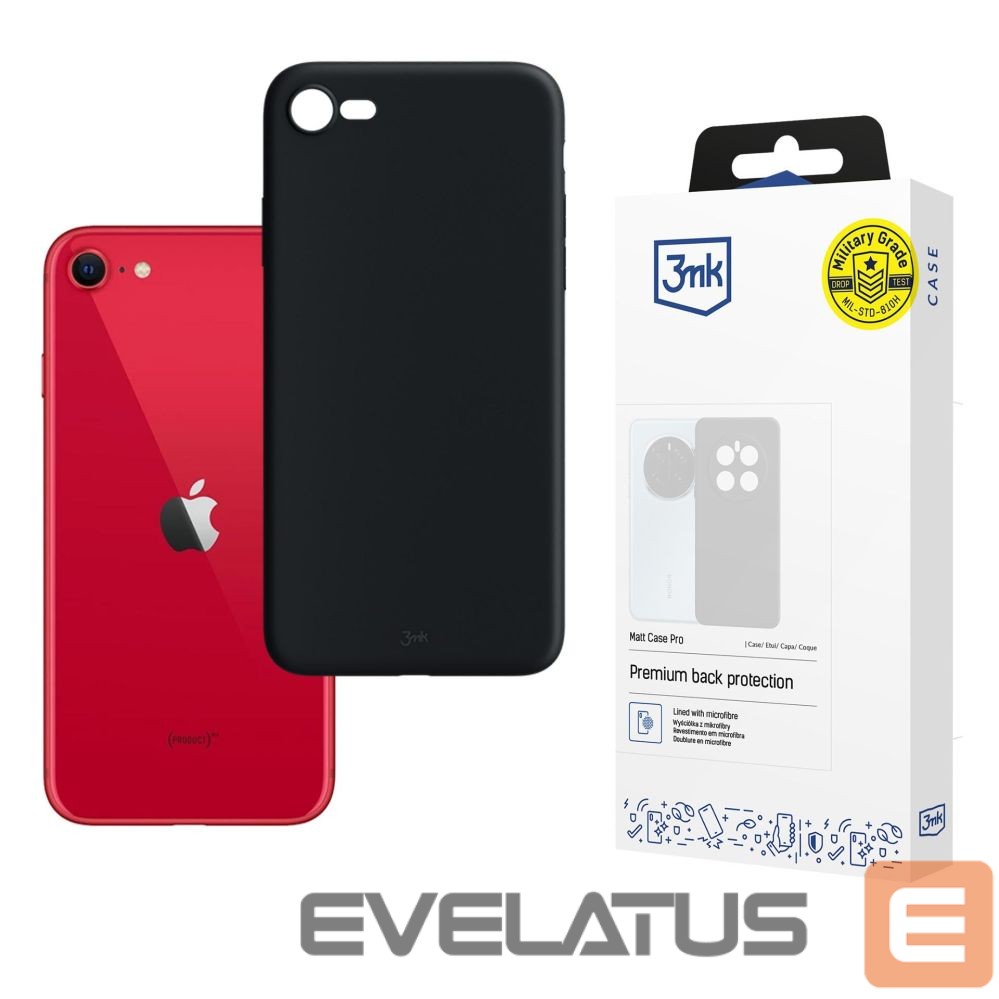 Другие товары 3MK 3mk Matt Case Pro for Apple iPhone SE 2022 - matte black