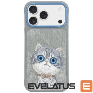 Muud kaubad Nimmy  Nimmy Big Eyed Pet 2.0 Cat Case for iPhone 17 Pro Max - Gray 