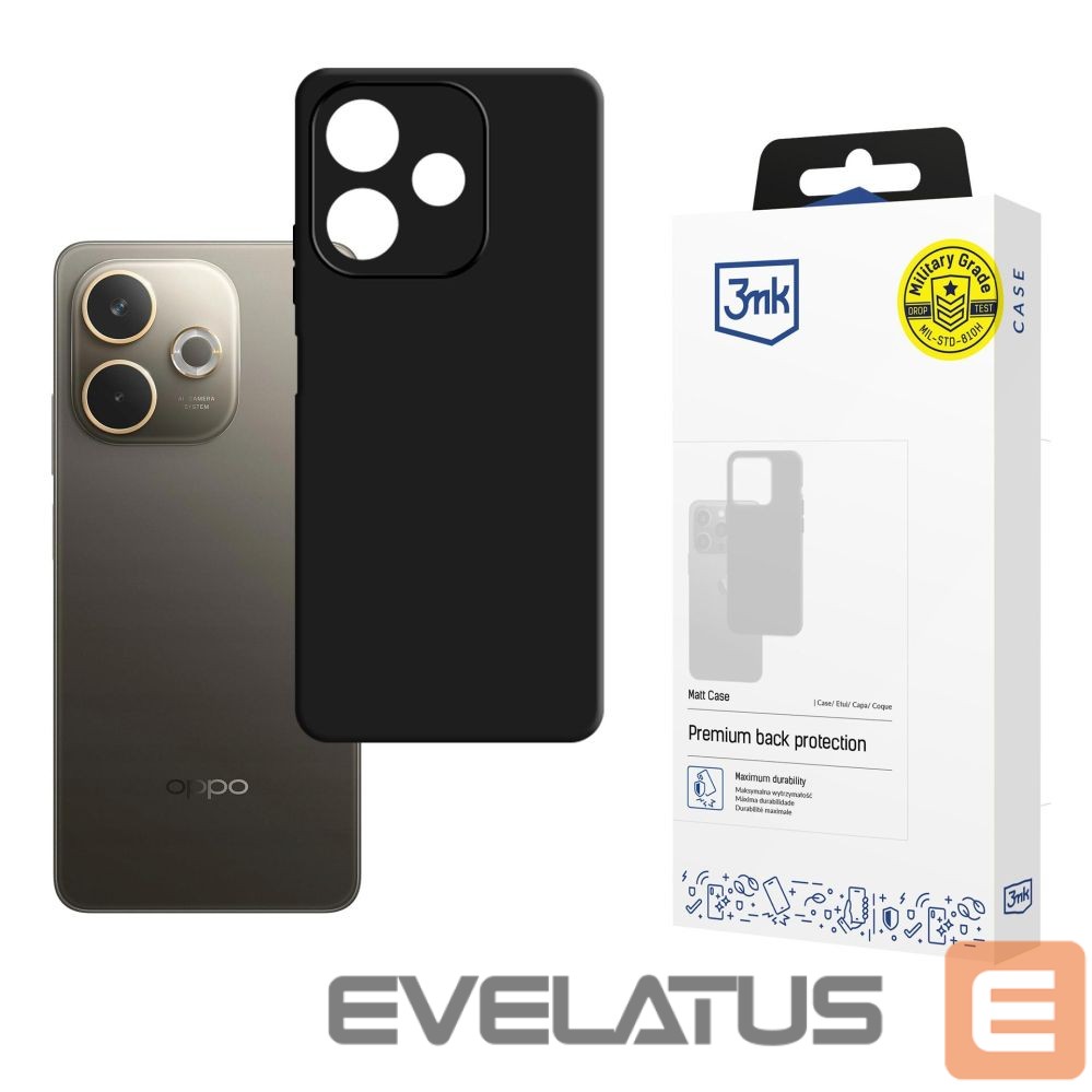 Kitos prekės 3MK 3mk Matt Case for Oppo A5 Pro 5G - Matte Black