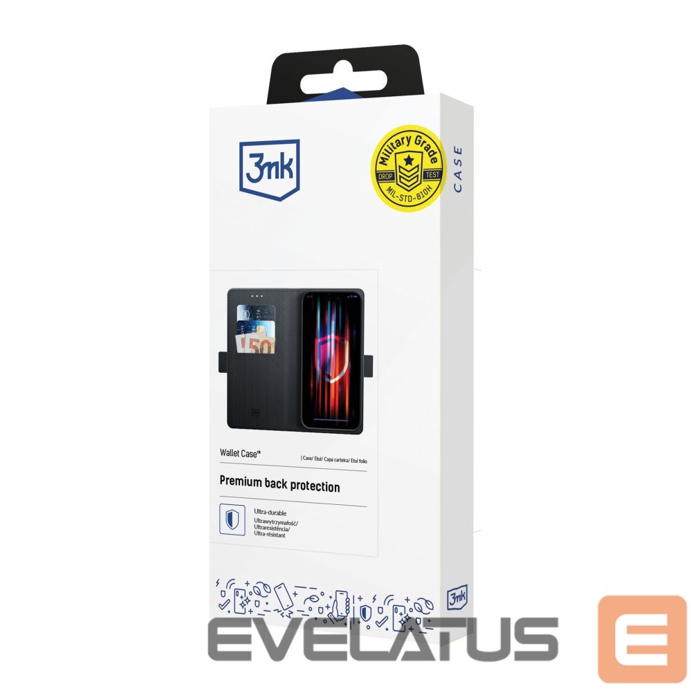 Muud kaubad 3MK 3mk Wallet Case for Xiaomi Redmi 15C 4G / 5G - Black