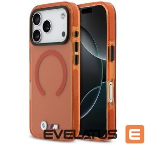Muud kaubad BMW  BMW M IML Shockproof Metal Logos MagSafe Case for iPhone 17 Pro - Pro Orange 