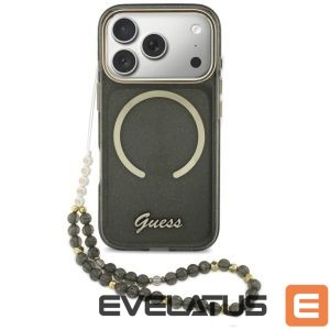 Other goods Guess  Guess IML Glitters Script Strap MagSafe Case for iPhone 17 Pro - Black 