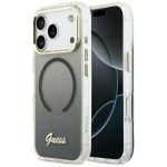 Muud kaubad Guess  Guess IML Gradient Script Metal MagSafe Case for iPhone 17 Pro Max - Black 