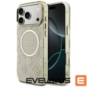 Other goods Guess  Guess IML Peony Dot MagSafe Case for iPhone 17 Pro Max - Beige 
