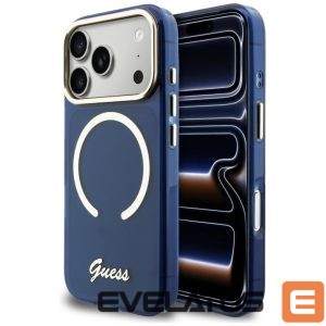Other goods Guess  Guess IML Script Metal MagSafe Case for iPhone 17 Pro Max - Blue 