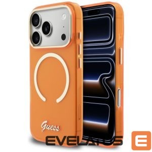 Other goods Guess  Guess IML Script Metal MagSafe Case for iPhone 17 Pro Max - Orange 