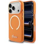 Kitos prekės Guess  Guess IML Script Metal MagSafe Case for iPhone 17 Pro - Orange 