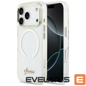 Other goods Guess  Guess IML Script Metal MagSafe Case for iPhone 17 Pro - Clear 