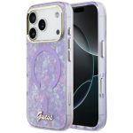 Kitos prekės Guess  Guess IML Shell Script Metal MagSafe Case for iPhone 17 Pro Max - Purple 