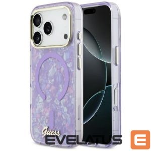 Other goods Guess  Guess IML Shell Script Metal MagSafe Case for iPhone 17 Pro Max - Purple 