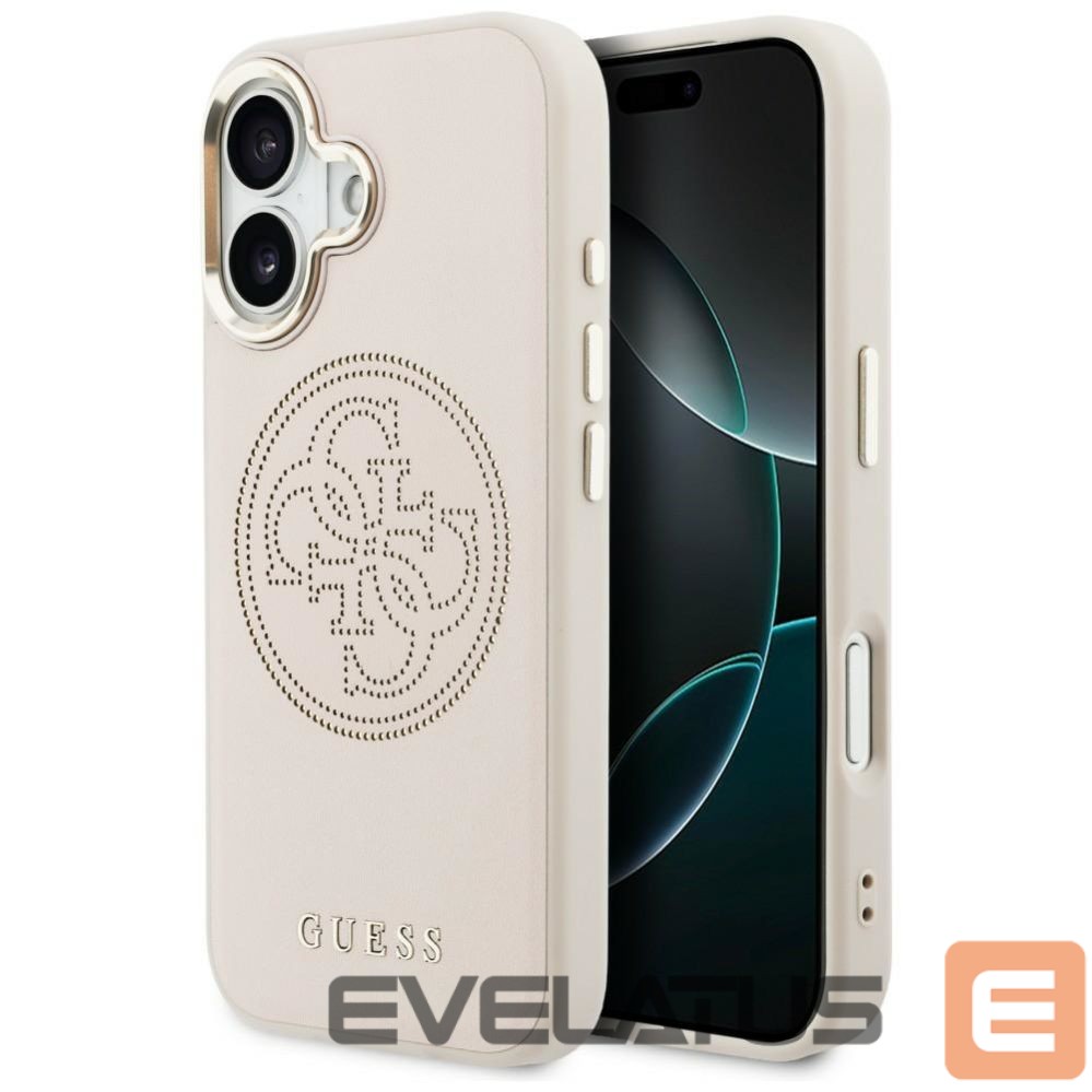 Kitos prekės Guess Guess Perforated 4G MagSafe Case for iPhone 17 - Pink