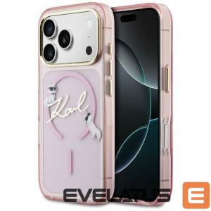 Other goods Karl Lagerfeld  Karl Lagerfeld IML Choupettes Karl Script Logo MagSafe Case for iPhone 17 Pro Max - Pink 