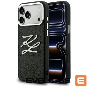 Other goods Karl Lagerfeld  Karl Lagerfeld IML Glitter KL Diamond Logo Case for iPhone 17 Pro Max - Black 
