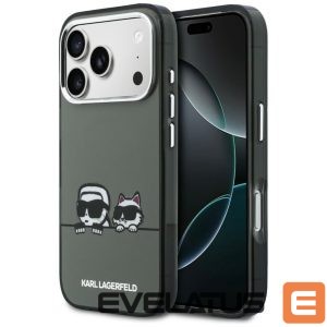 Other goods Karl Lagerfeld  Karl Lagerfeld IML Karl & Choupette Peekaboo Logo MagSafe Case for iPhone 17 Pro - Black 