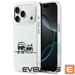 Other goods Karl Lagerfeld  Karl Lagerfeld IML Karl & Choupette Peekaboo Logo MagSafe Case for iPhone 17 Pro Max - White 