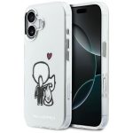 Citas preces Karl Lagerfeld  Karl Lagerfeld Karl & Choupette Back MagSafe Case for iPhone 17 - Clear 