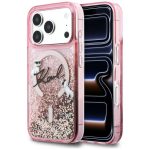 Другие товары Karl Lagerfeld  Karl Lagerfeld Liquid Glitter Karl Script Logo MagSafe Case for iPhone 17 Pro - Pink 