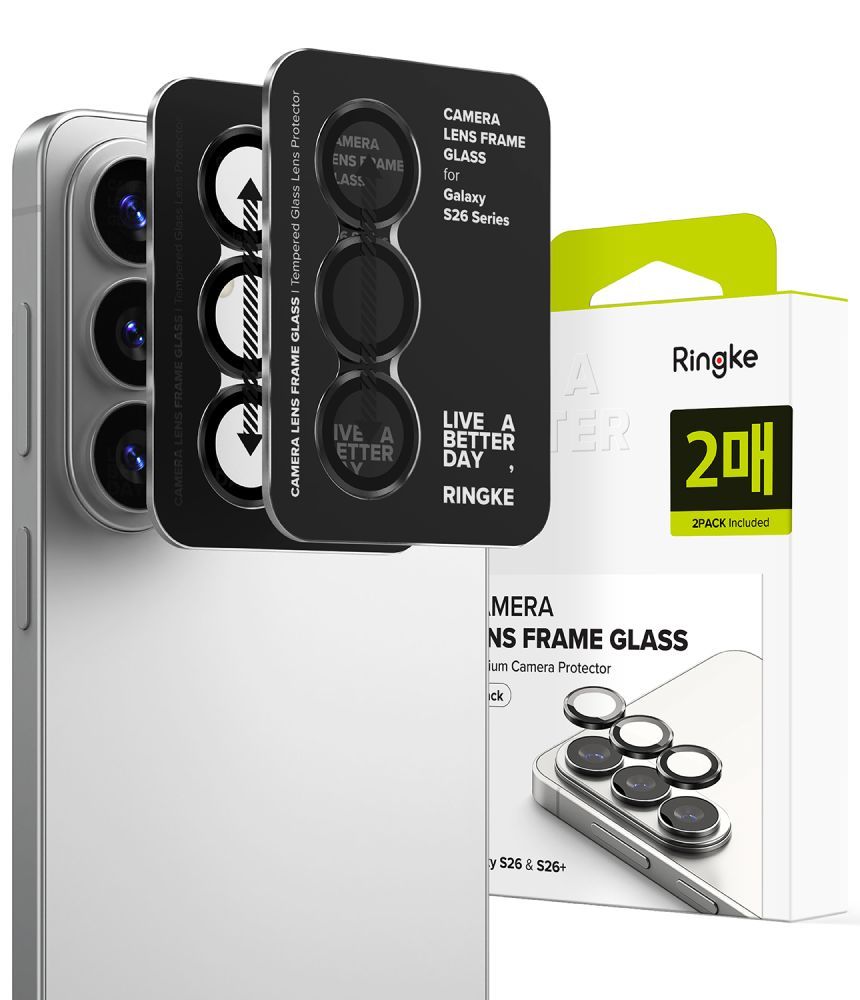 Other goods Ringke Ringke Camera Frame Protector 2-Pack for Samsung Galaxy S26 / S26+ - Black