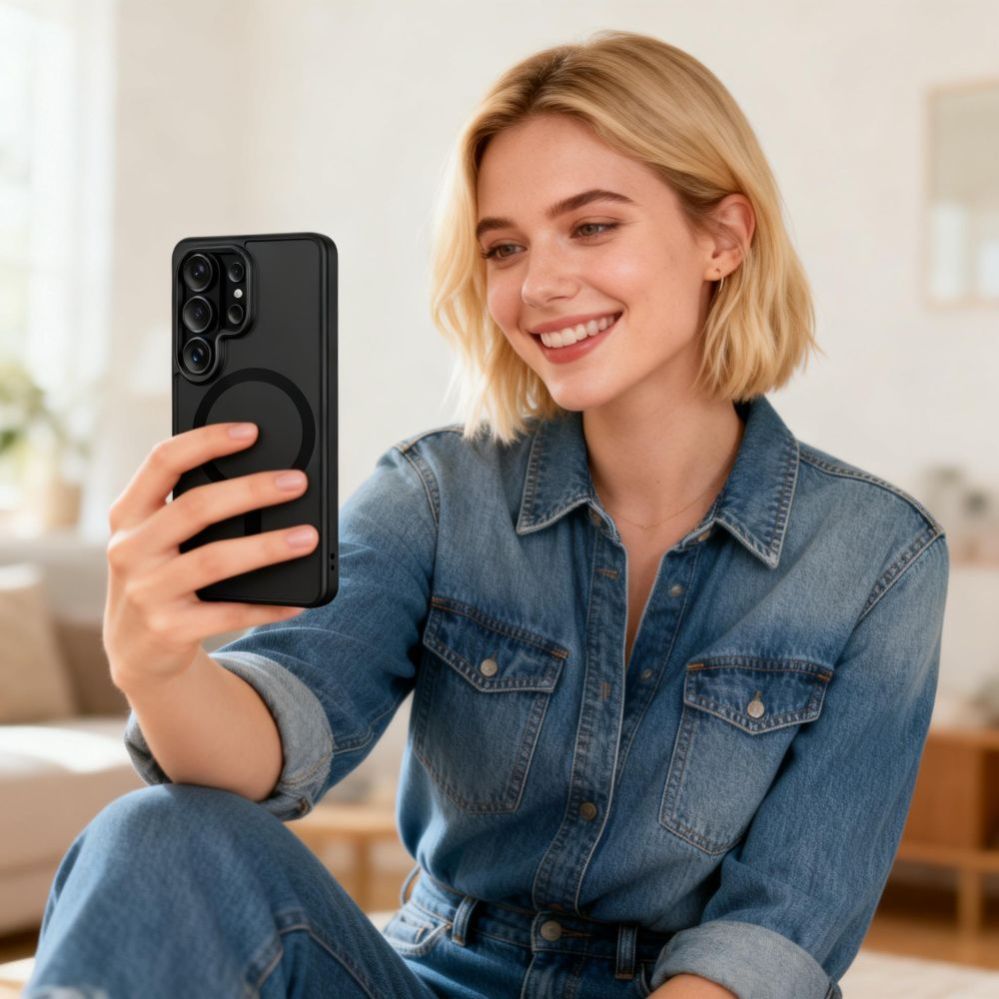 Other goods Tech-Protect Tech-Protect Magmat MagSafe Case for Samsung Galaxy S26 Ultra - Transparent Black