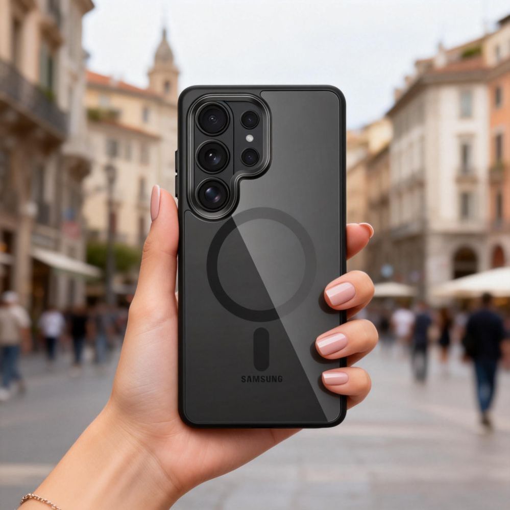 Other goods Tech-Protect Tech-Protect Magmat MagSafe Case for Samsung Galaxy S26 Ultra - Transparent Black