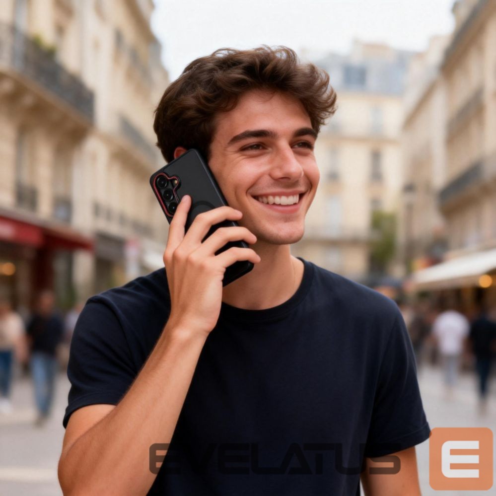 Muud kaubad Tech-Protect Tech-Protect MagCam MagSafe Case for Samsung Galaxy S26 - Black and Red