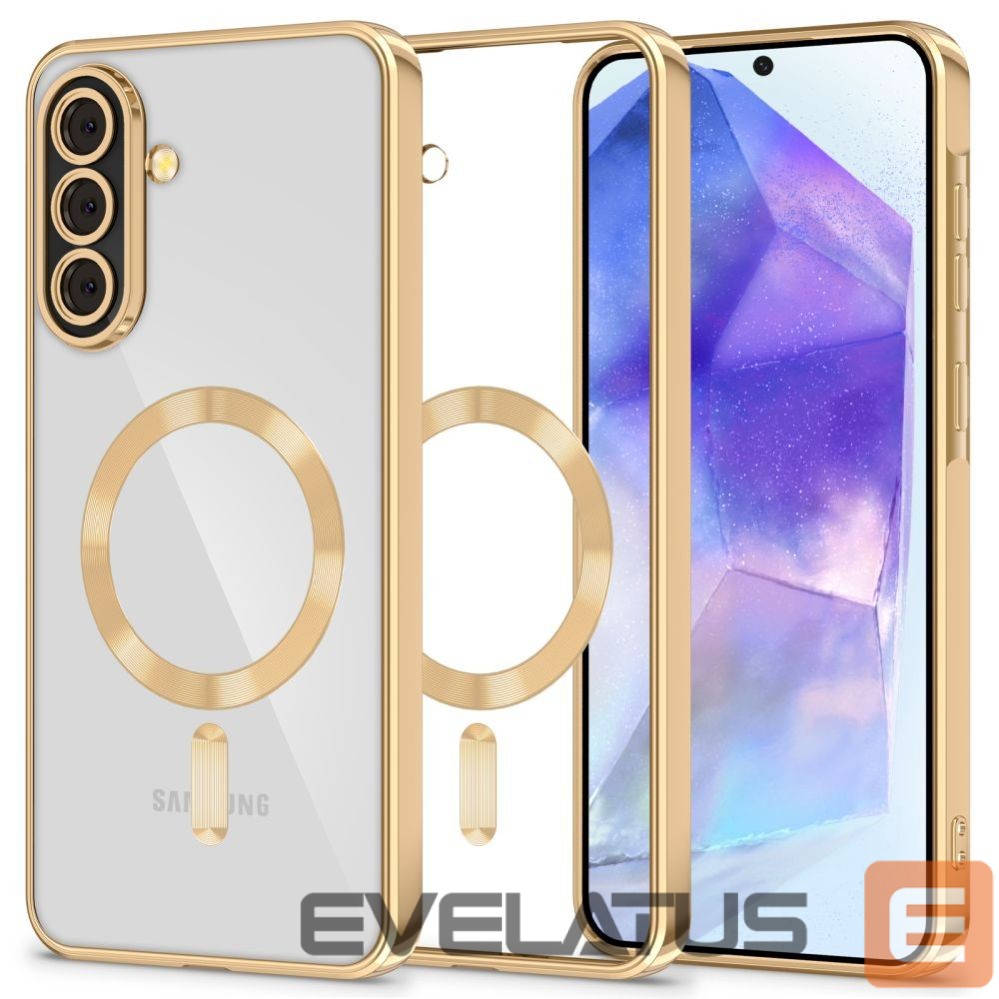 Muud kaubad Tech-Protect Tech-Protect MagFlex MagSafe Case for Samsung Galaxy A57 5G - Transparent Gold