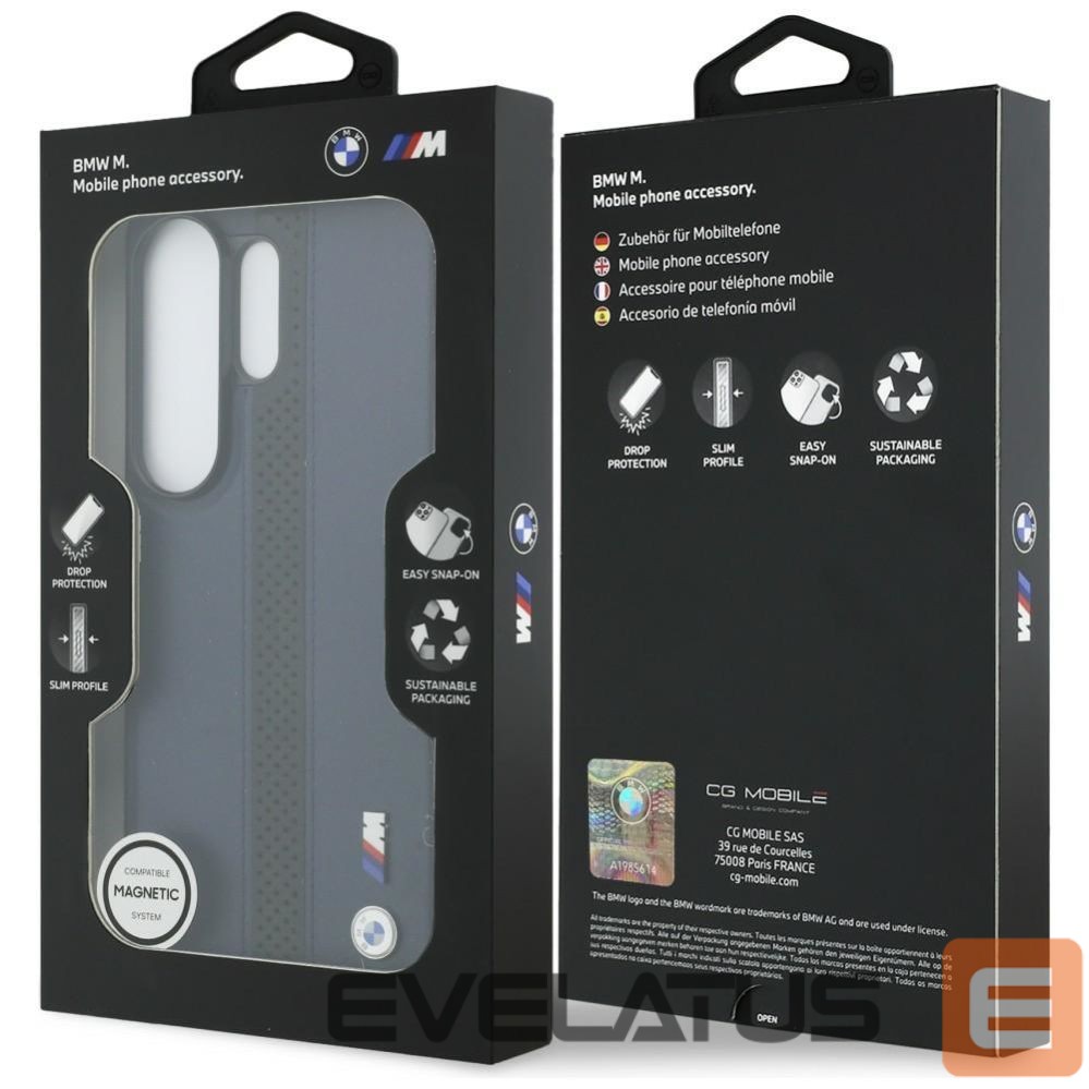 Muud kaubad BMW BMW Perforated Stripe Logo MagSafe Case for Samsung Galaxy S26 Ultra - Navy Blue