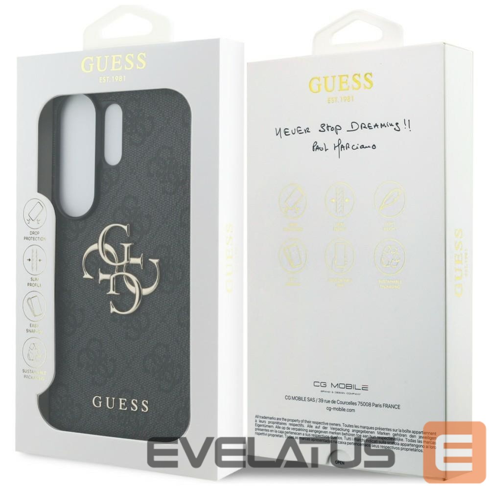 Muud kaubad Guess Guess 4G Big Metal Logo Case for Samsung Galaxy S26 Ultra - Black