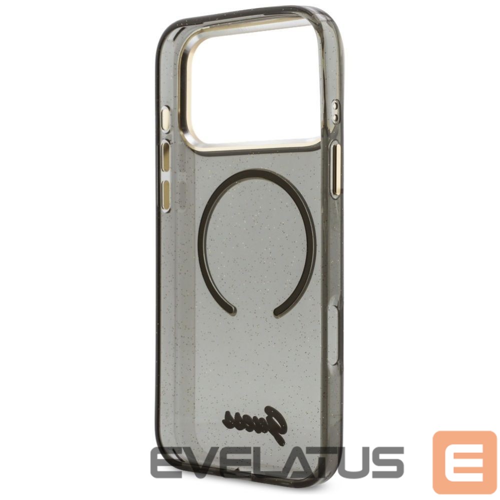 Другие товары Guess Guess IML Glitters Script Strap MagSafe case for iPhone 17 Pro Max - black