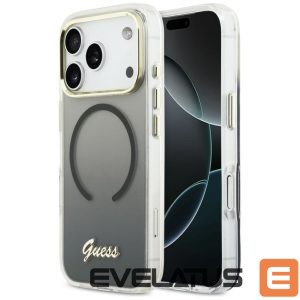 Other goods Guess  Guess IML Gradient Script Metal MagSafe Case for iPhone 17 Pro - Black 