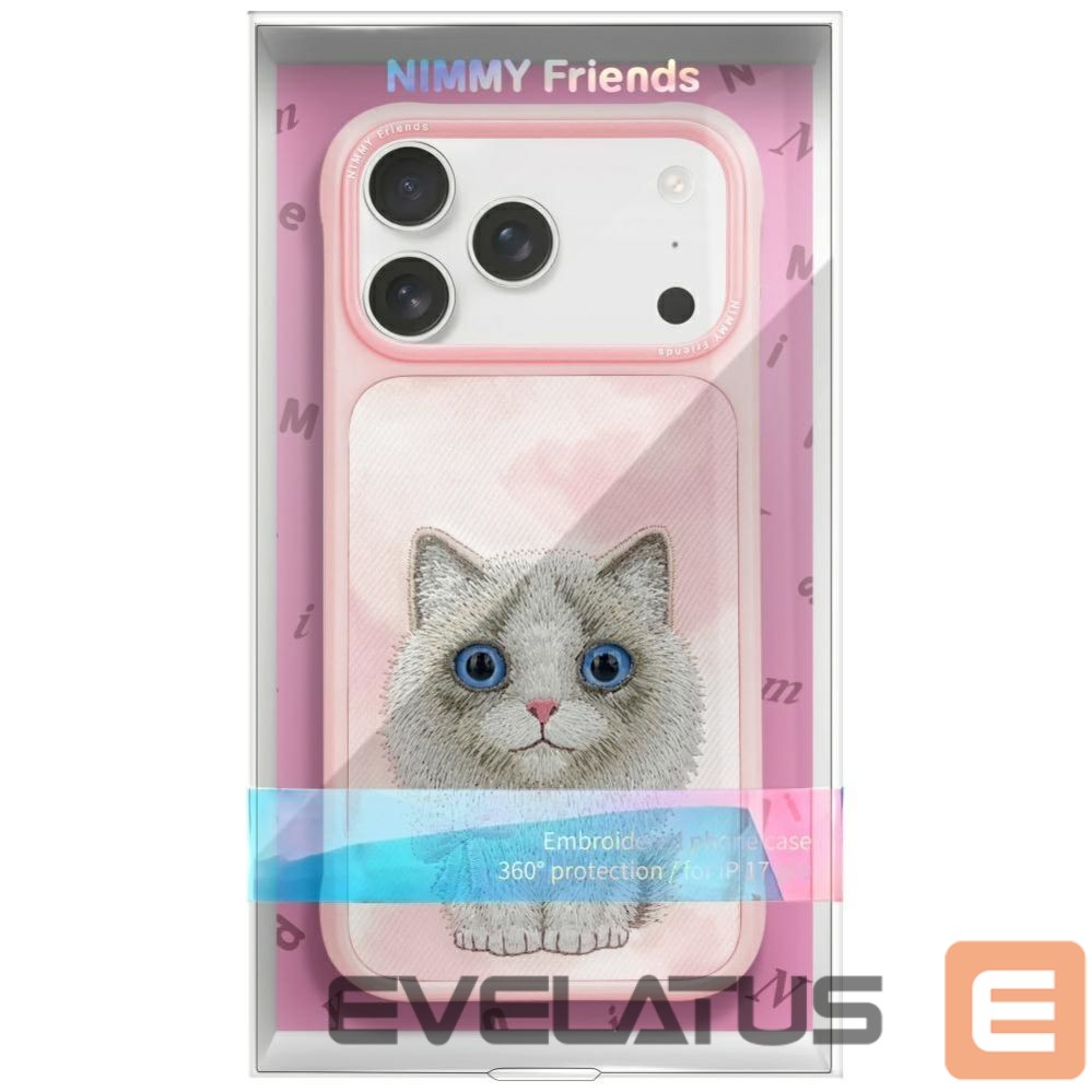 Muud kaubad Nimmy Nimmy Big Eyed Pet 2.0 Cat Case for iPhone 17 Pro - Pink