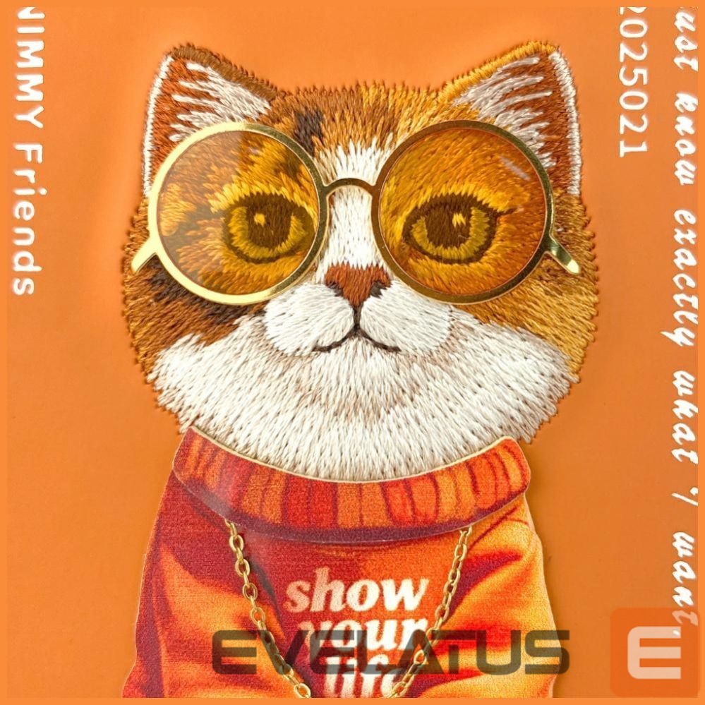 Other goods Nimmy Nimmy Glasses Cool Cat Case for iPhone 17 Pro Max - Orange