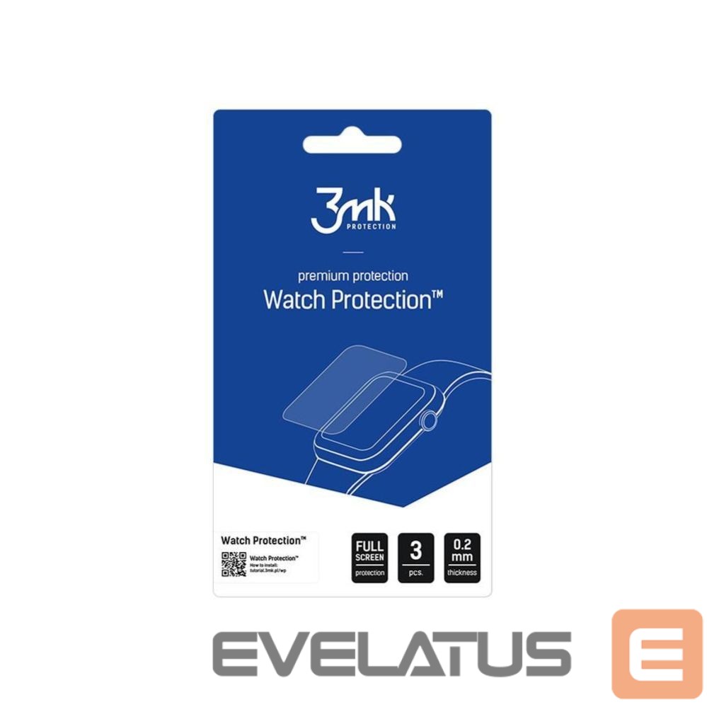 Other goods 3MK Hybrid glass for the display of the 3mk smartwatch Watch Protection FlexibleGlass on STELIO Activ Pro AI GPS 46mm