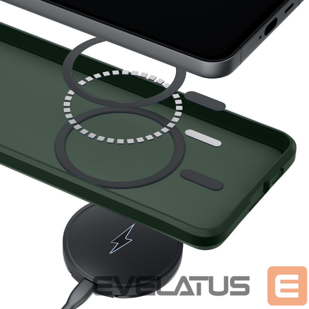 Other goods 3MK 3mk Smoke MagCase for iPhone 16 - Green-Translucent