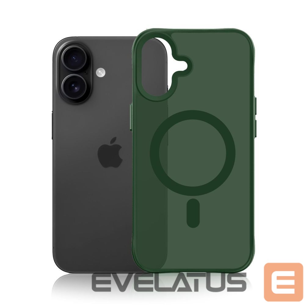 Other goods 3MK 3mk Smoke MagCase for iPhone 16 Pro - Green-Translucent