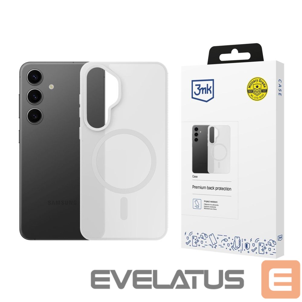 Other goods 3MK 3mk Smoke MagCase for Samsung Galaxy S25 - white-transparent