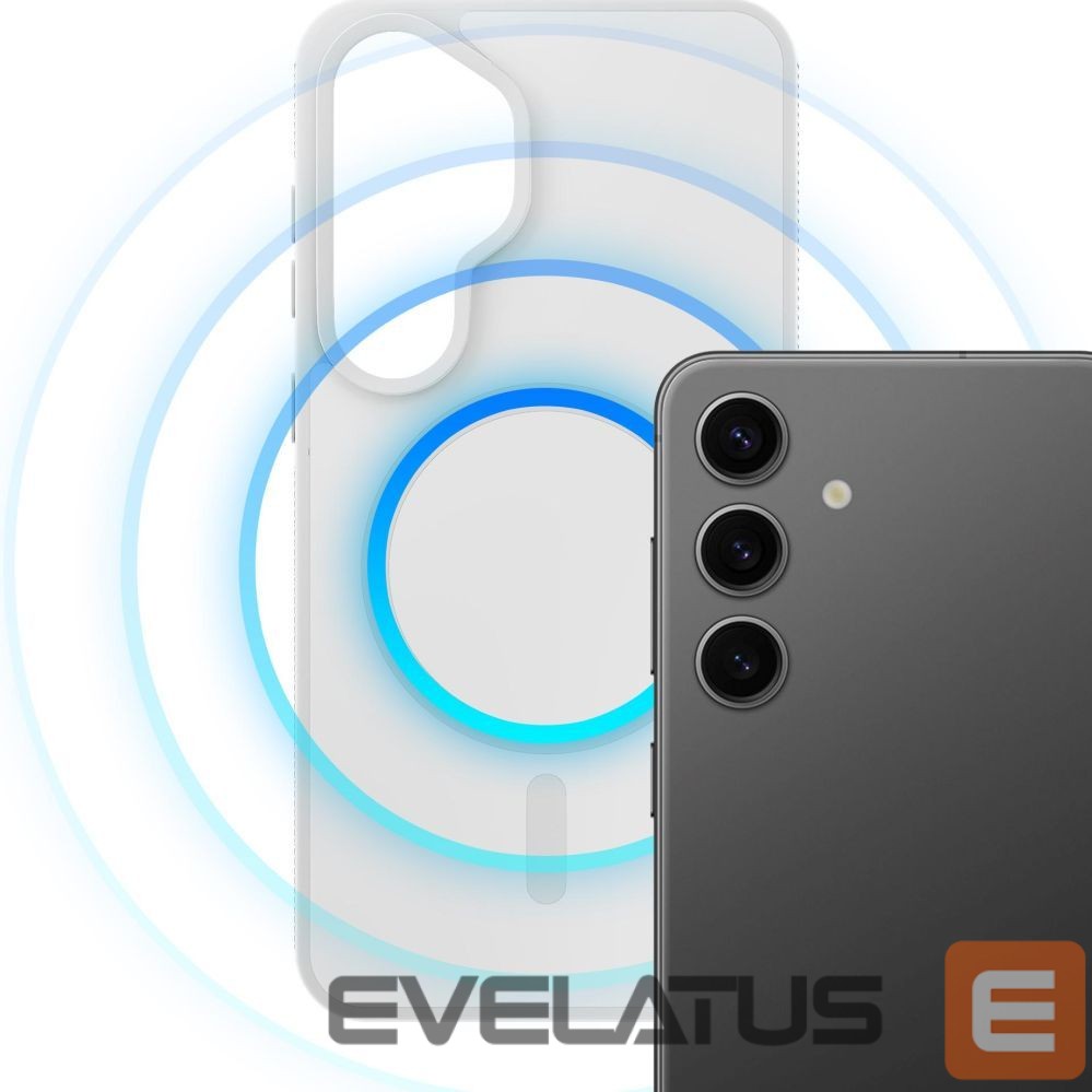 Other goods 3MK 3mk Smoke MagCase for Samsung Galaxy S25 - white-transparent