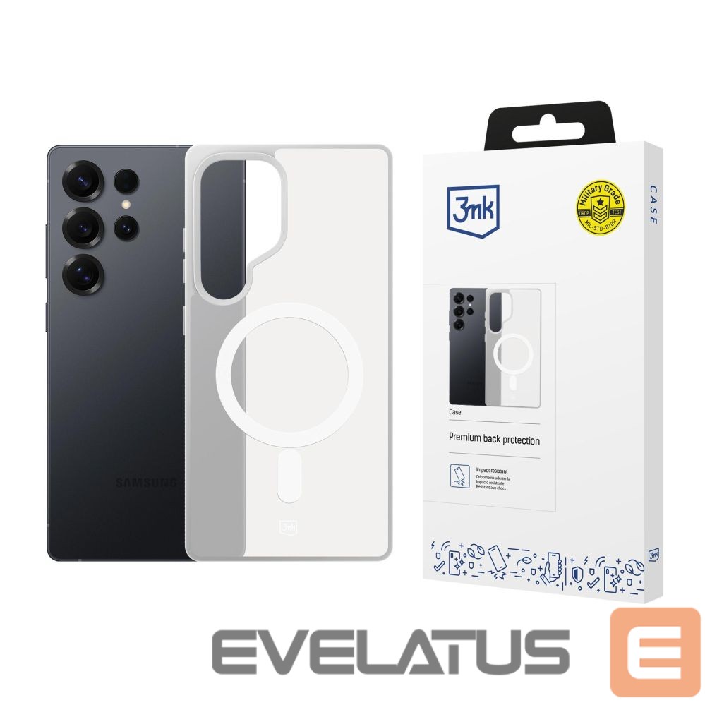 Other goods 3MK 3mk Smoke MagCase for Samsung Galaxy S25 Ultra - White-Translucent