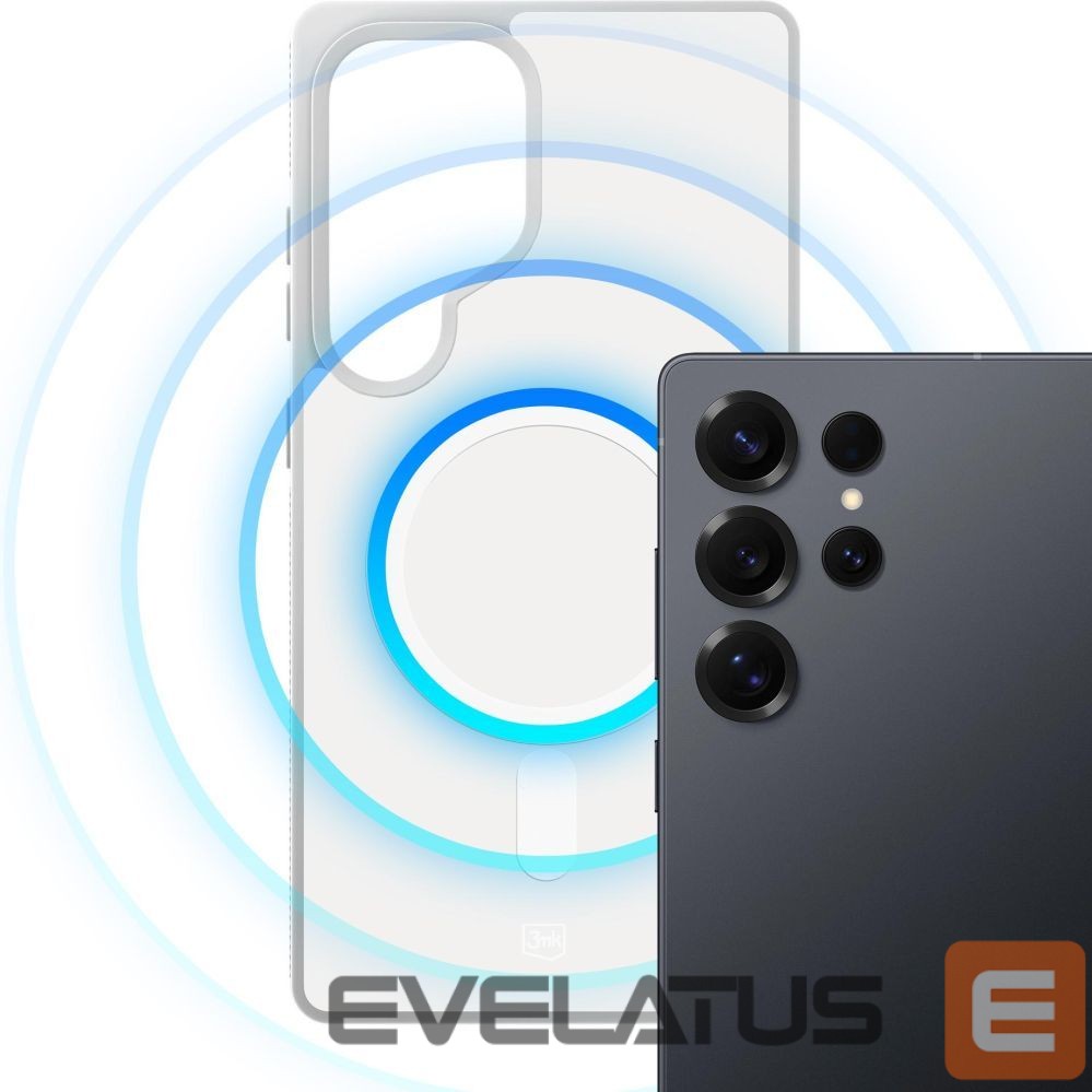 Other goods 3MK 3mk Smoke MagCase for Samsung Galaxy S25 Ultra - White-Translucent