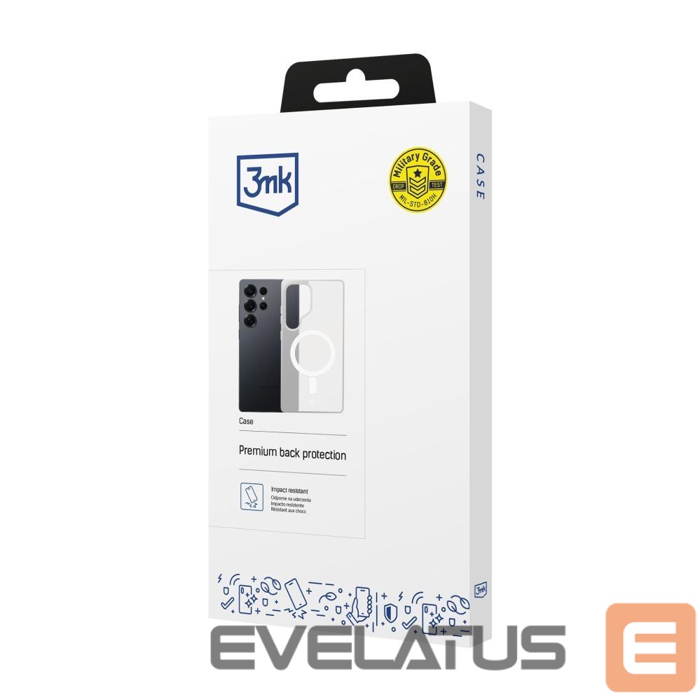 Other goods 3MK 3mk Smoke MagCase for Samsung Galaxy S25 Ultra - White-Translucent