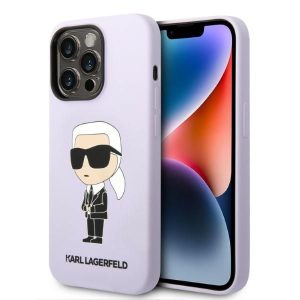 Other goods Karl Lagerfeld  Karl Lagerfeld KLHCP14LSNIKBCU iPhone 14 Pro Case - Purple 
