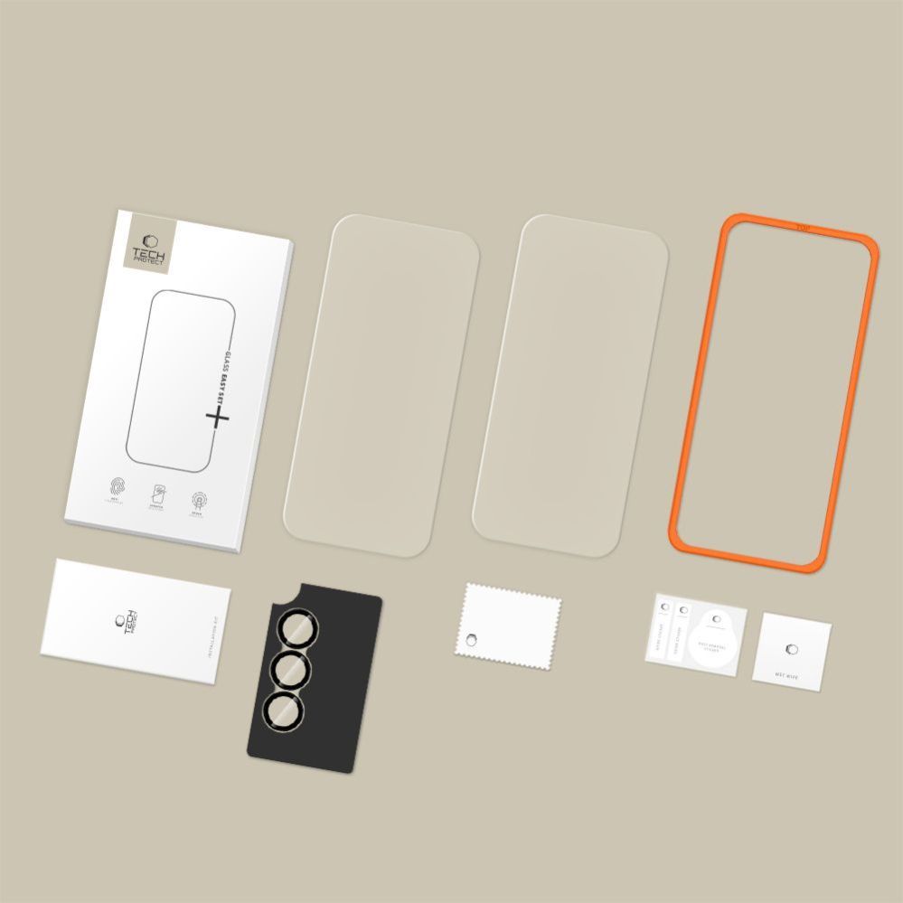 Other goods Tech-Protect Tech-Protect Easy Set+ 3-Pack Tempered Glass for Samsung Galaxy A37 5G