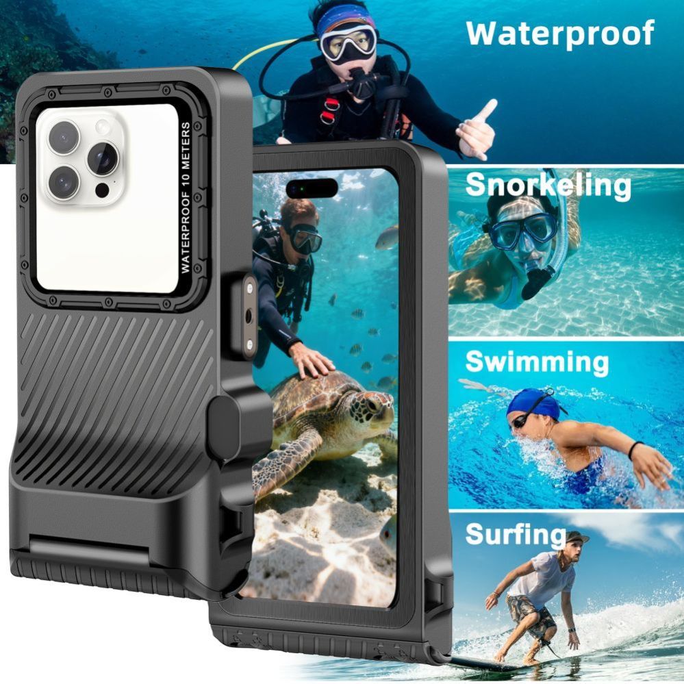 Muud kaubad Tech-Protect Tech-Protect IPX8 Pro Waterproof Phone Case - Gray and Black