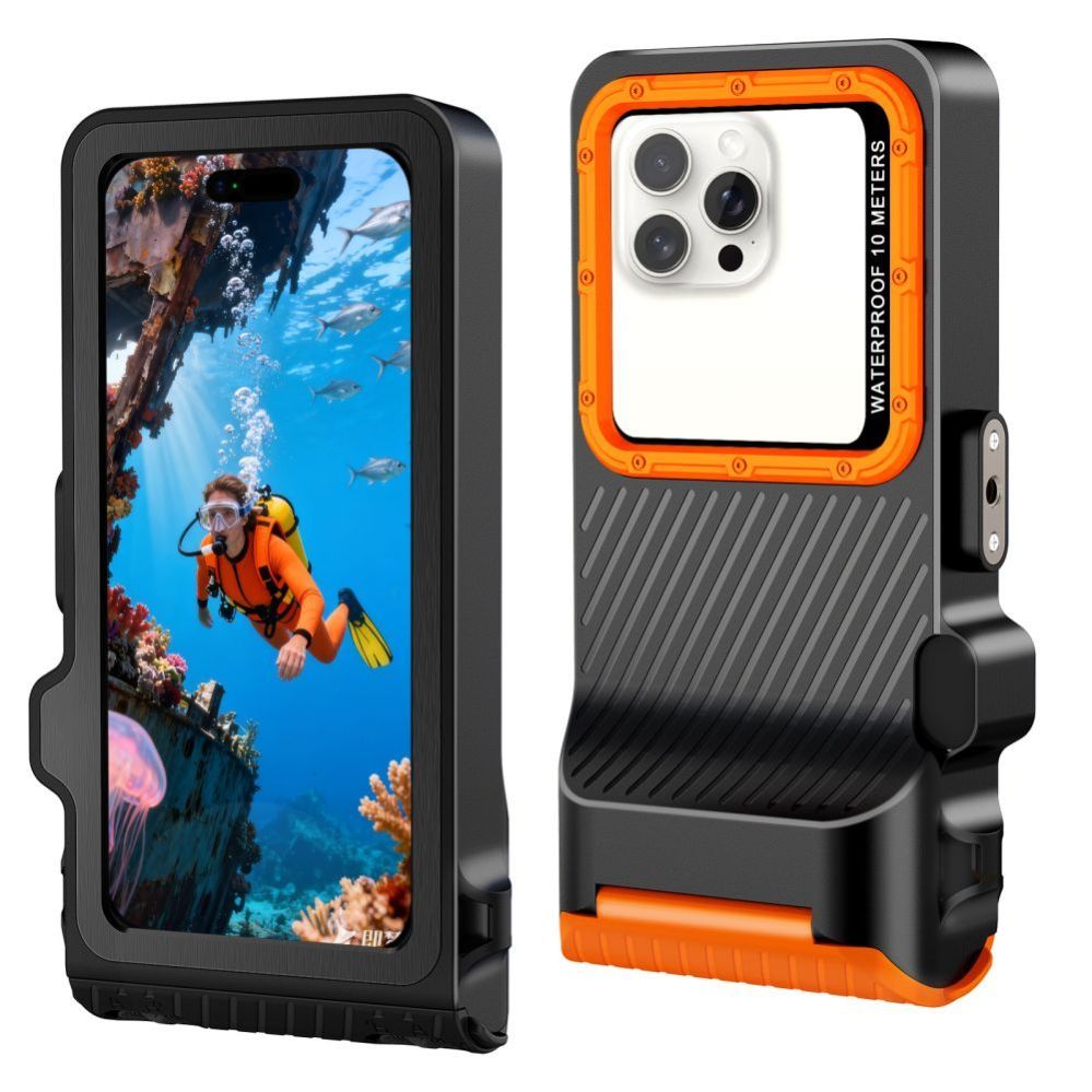 Muud kaubad Tech-Protect Tech-Protect IPX8 Pro Waterproof Phone Case - Orange and Black