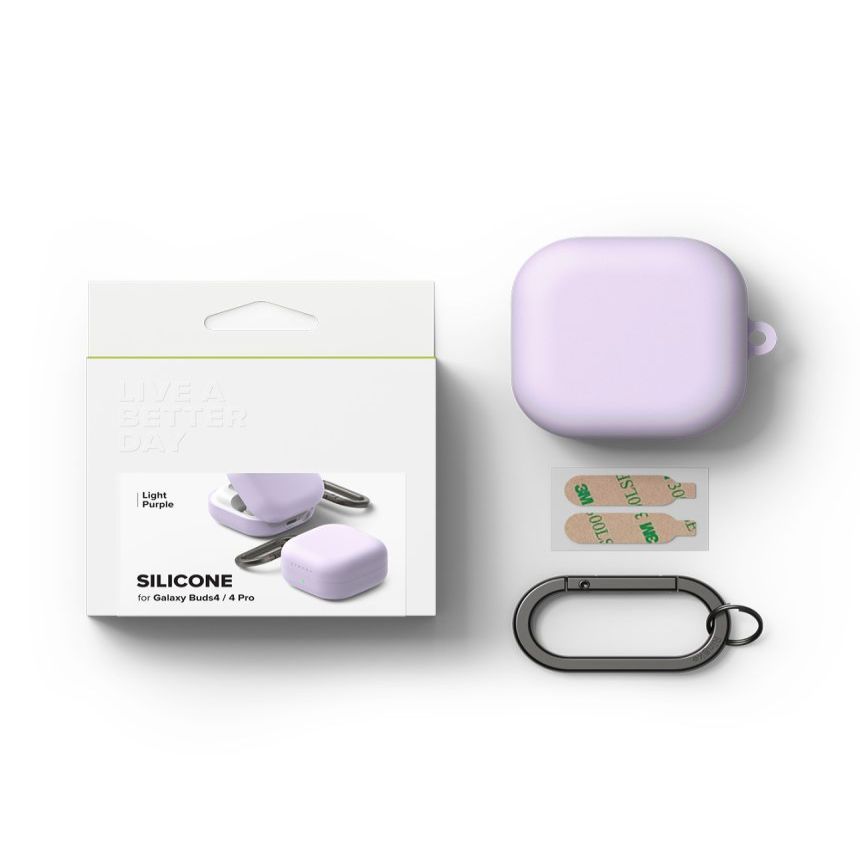 Other goods Ringke Ringke Silicone Case for Samsung Galaxy Buds 4 / 4 Pro - Purple