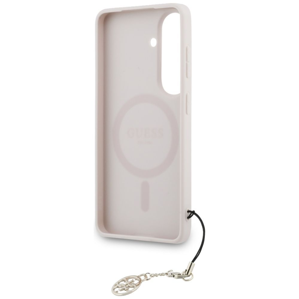 Muud kaubad Guess Guess 4G Classic Logo Charm MagSafe Case for Samsung Galaxy S26 - Pink